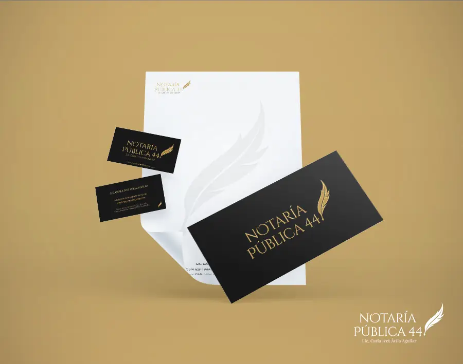 Notaría 44 Tijuana — Diseño de Logo por Grupo Gurú