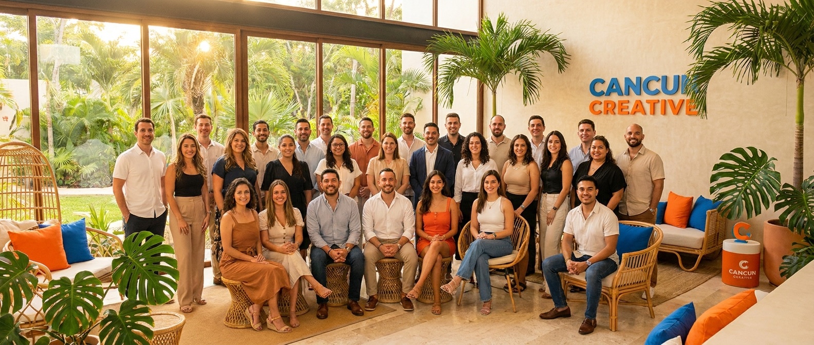 Equipo de la agencia Gurú Marketing en Cancún